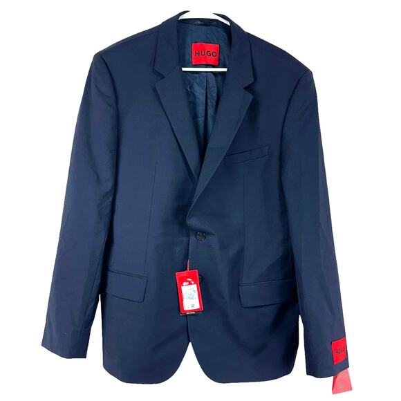 Hugo by Hugo Boss NWT Extra Slim Fit Jacket Bi-Stretch Fabric Henry M204X Sz 46R - Picture 1 of 9